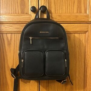 Michael Kors Sleek Black Men's Backpack